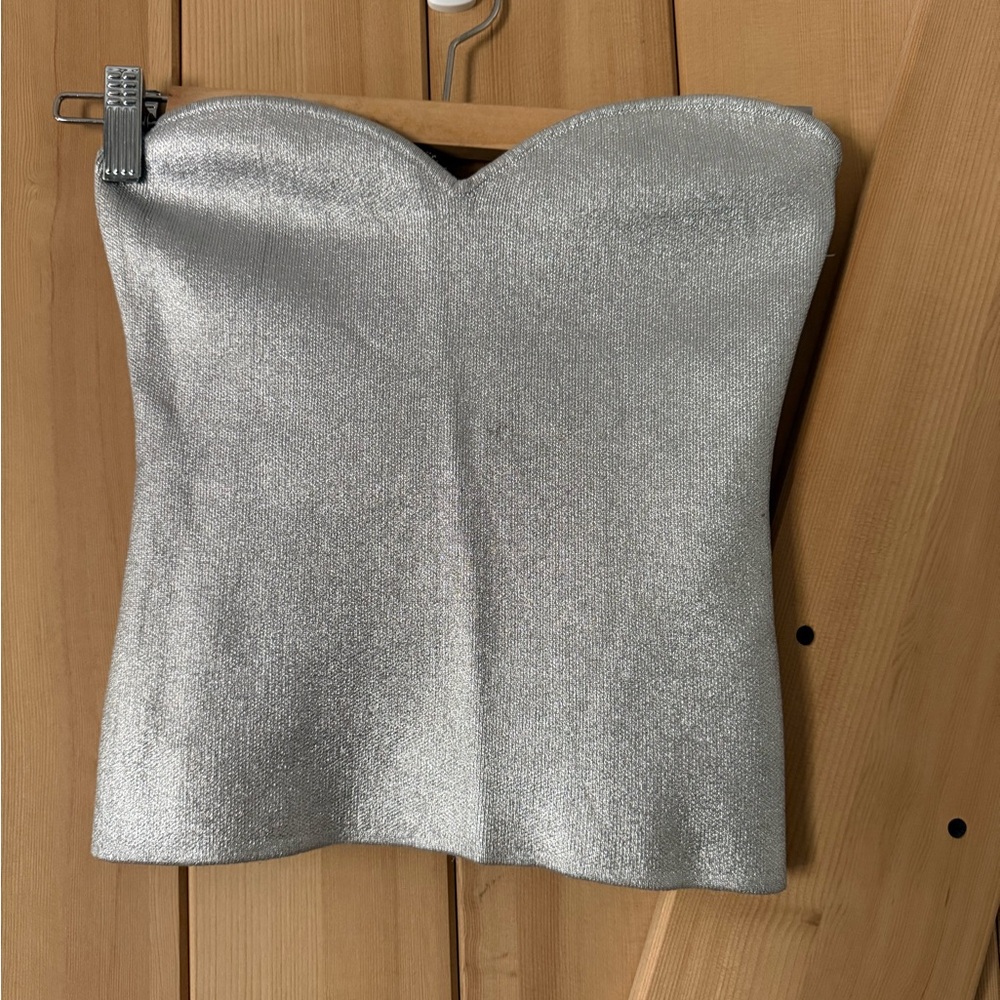 Zara Gray Knit Top